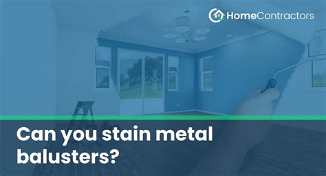 how to stain metal brackets|can you stain metal.